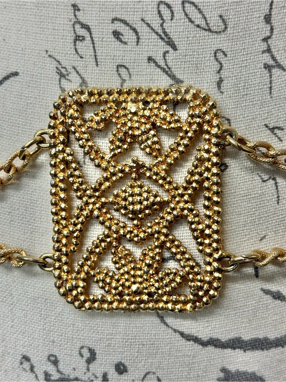 Gold Chain Link Waist Belt